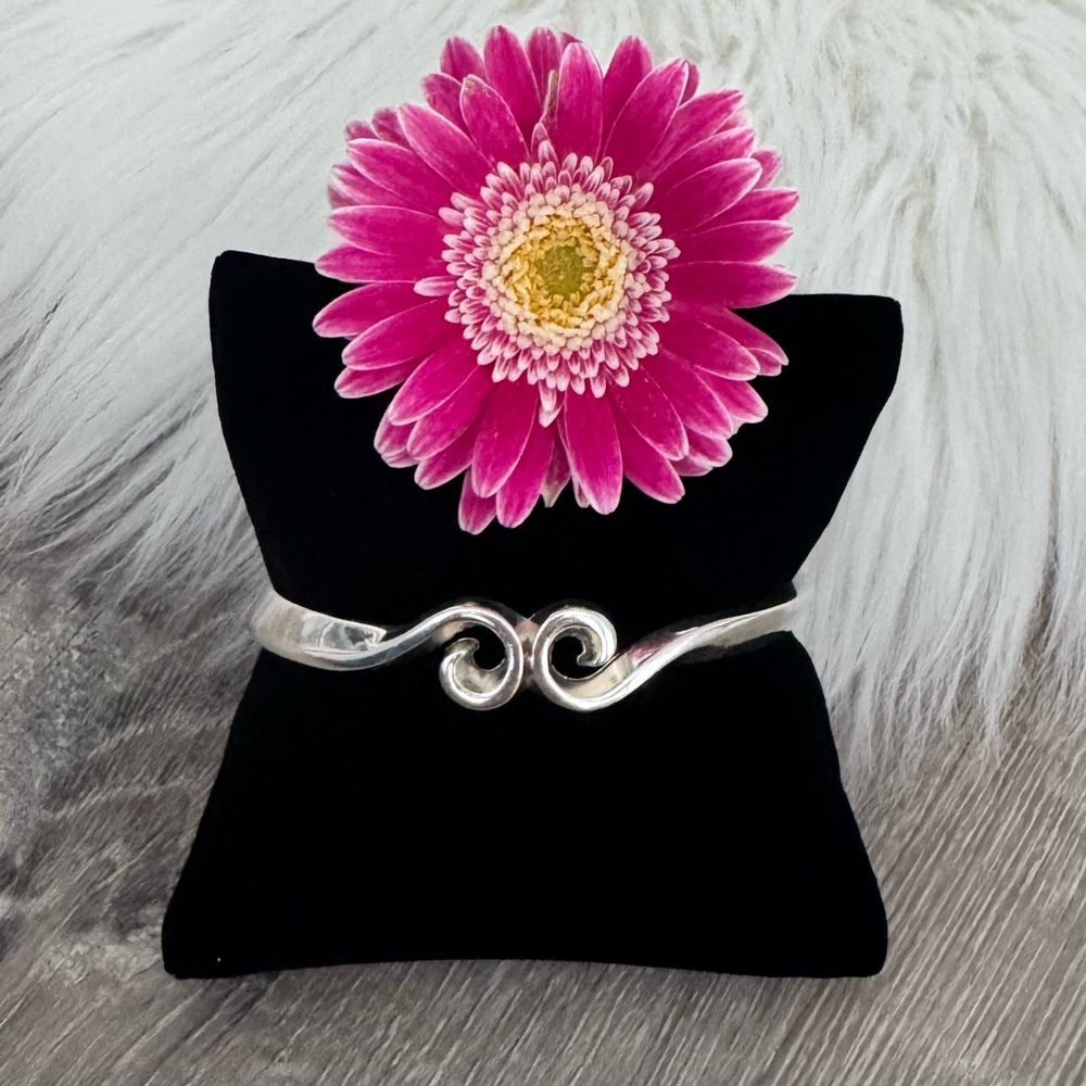🩷 BRIGHTON Genoa Silver Bangle Bracelet - Picture 3 of 5